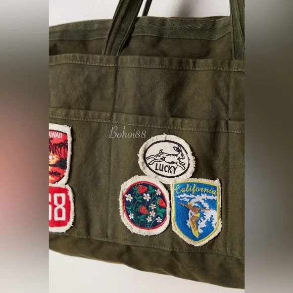 NEW Free People Kiss My Patch Tote - Picture 3 of 15